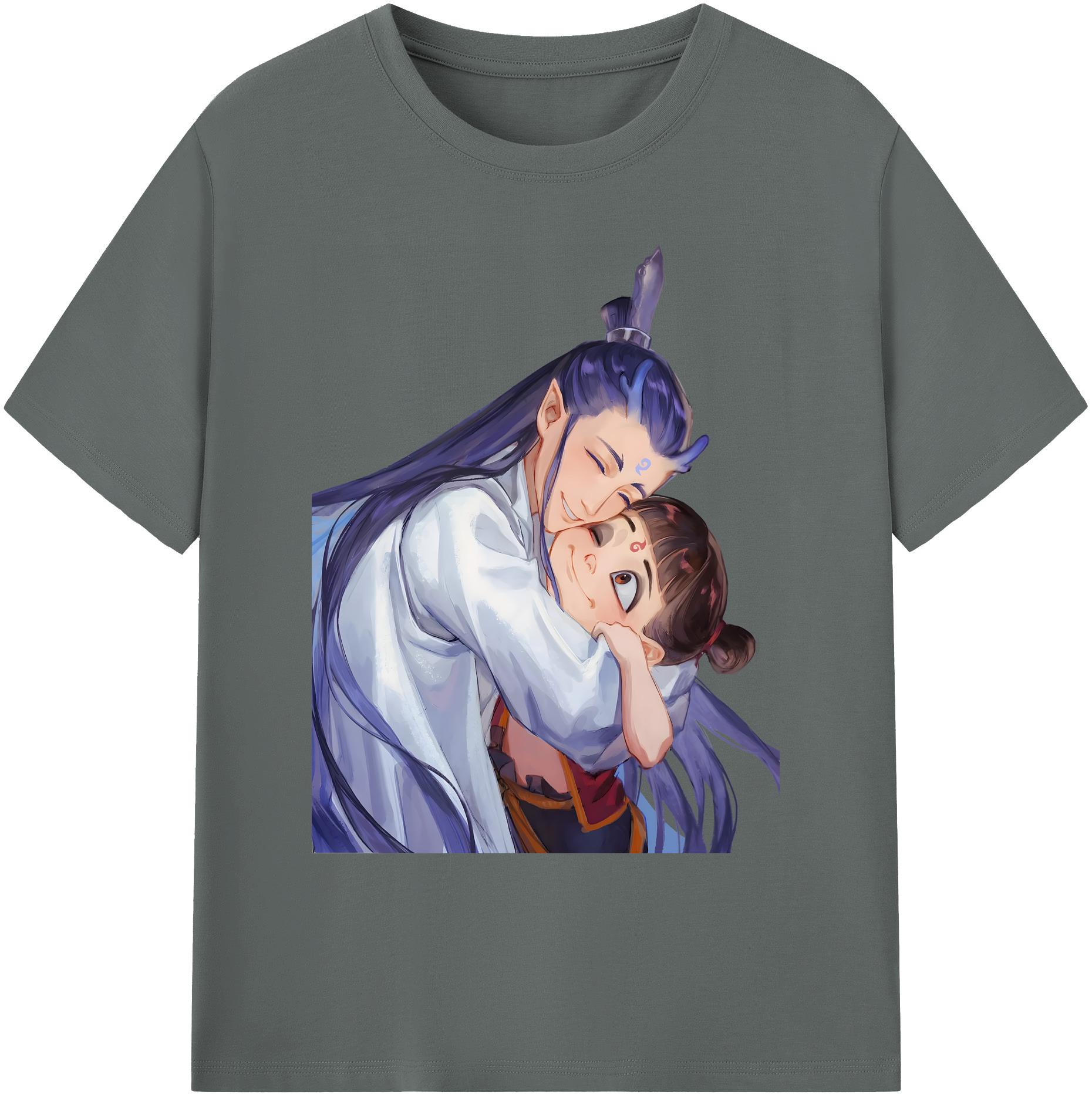（画像用） Ne Zha 2 ナタ 魔童の大暴れ 綿100％ メンズ半袖Tシャツ｜肌触りやわらか＆通気性
